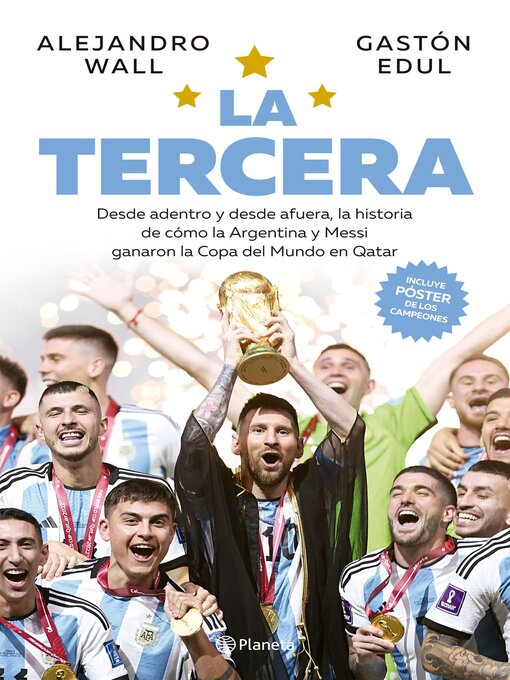 Title details for La tercera by Gastón Edul - Wait list